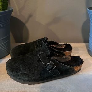 BIRKENSTOCK Boston Genuine Shearling Lined Clog